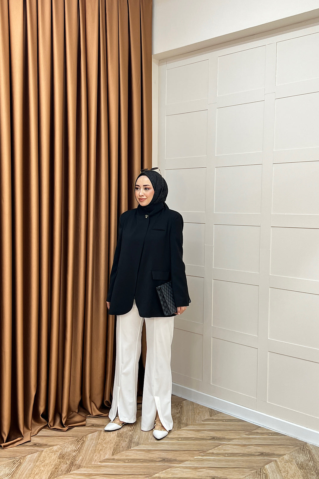 Sara Blazer Ceket Siyah 70147-SIYAH