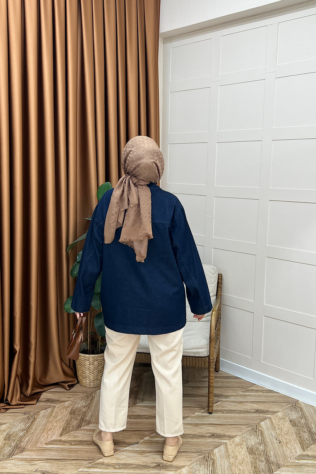 Asel Kot Ceket Lacivert 6755-LACIVERT