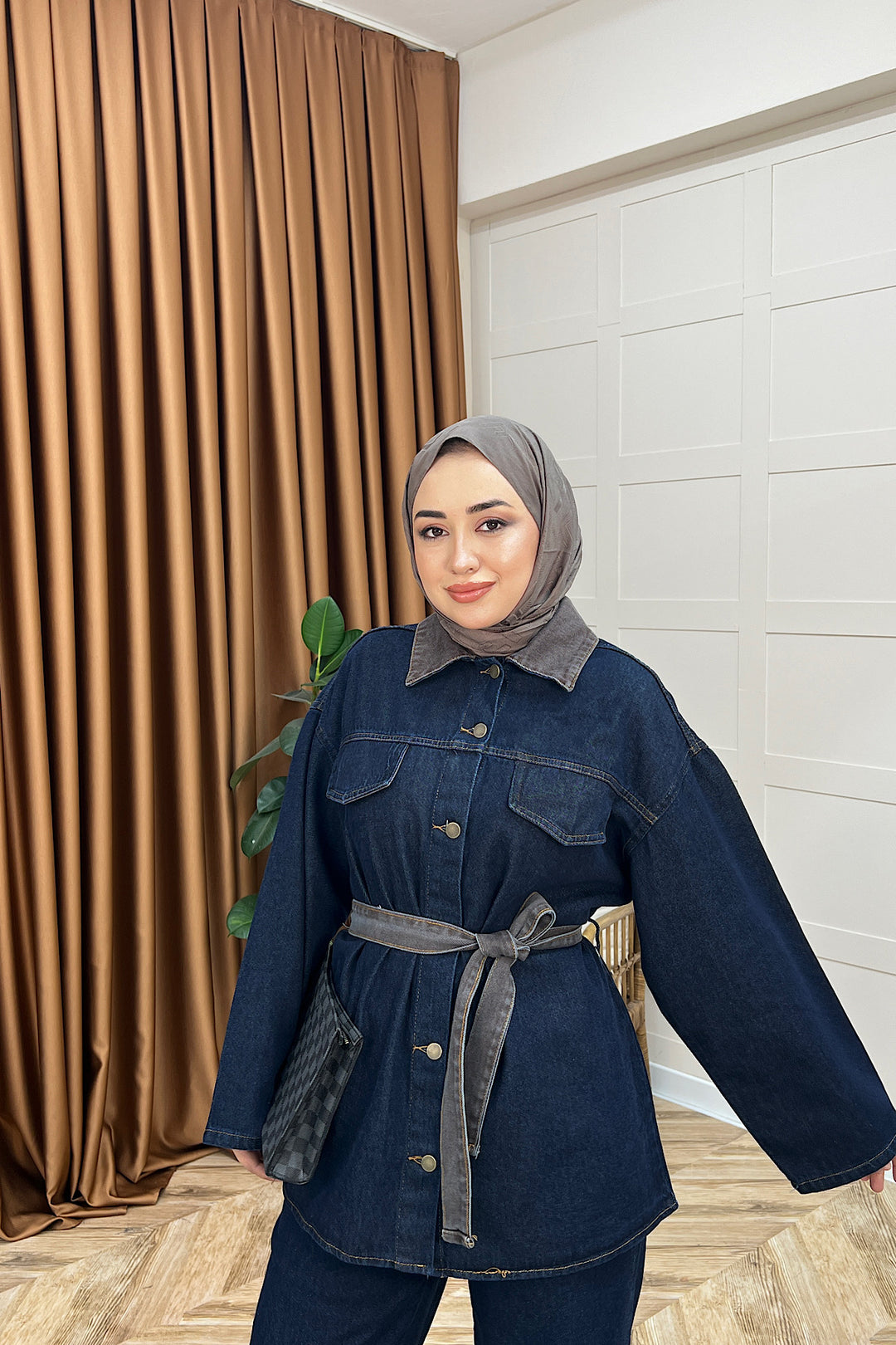 Berry Yaka Garnili Kot Takım Lacivert 62807-LACIVERT
