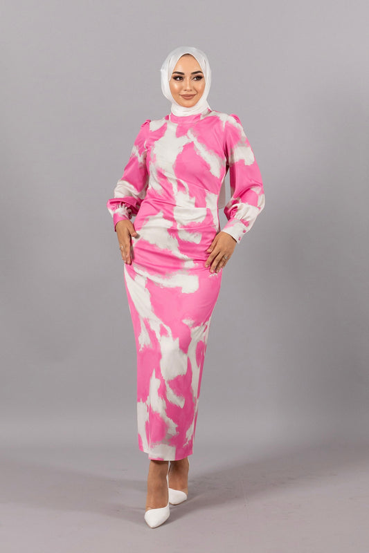 Laura Saten Abiye Pembe 4919-PEMBE