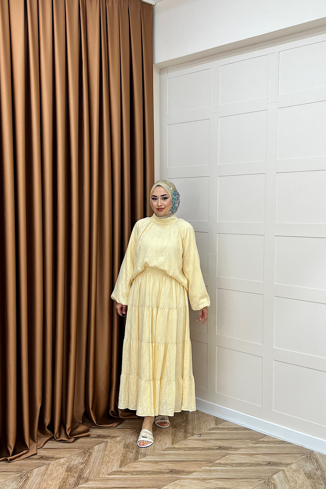 Leona Etek Takım Sarı 3384-SARI