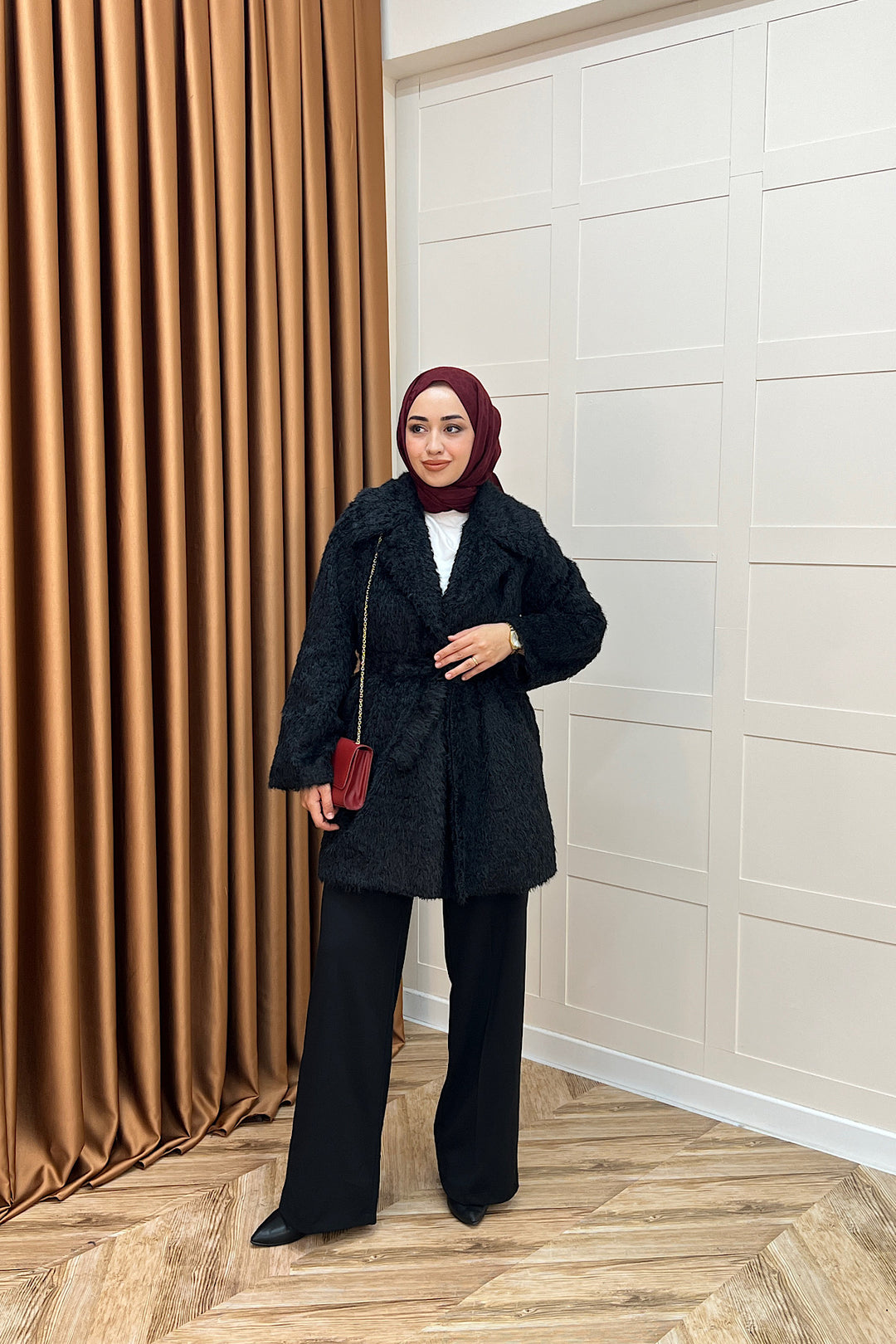 Grok Peluş Kaban Siyah 5523-SIYAH