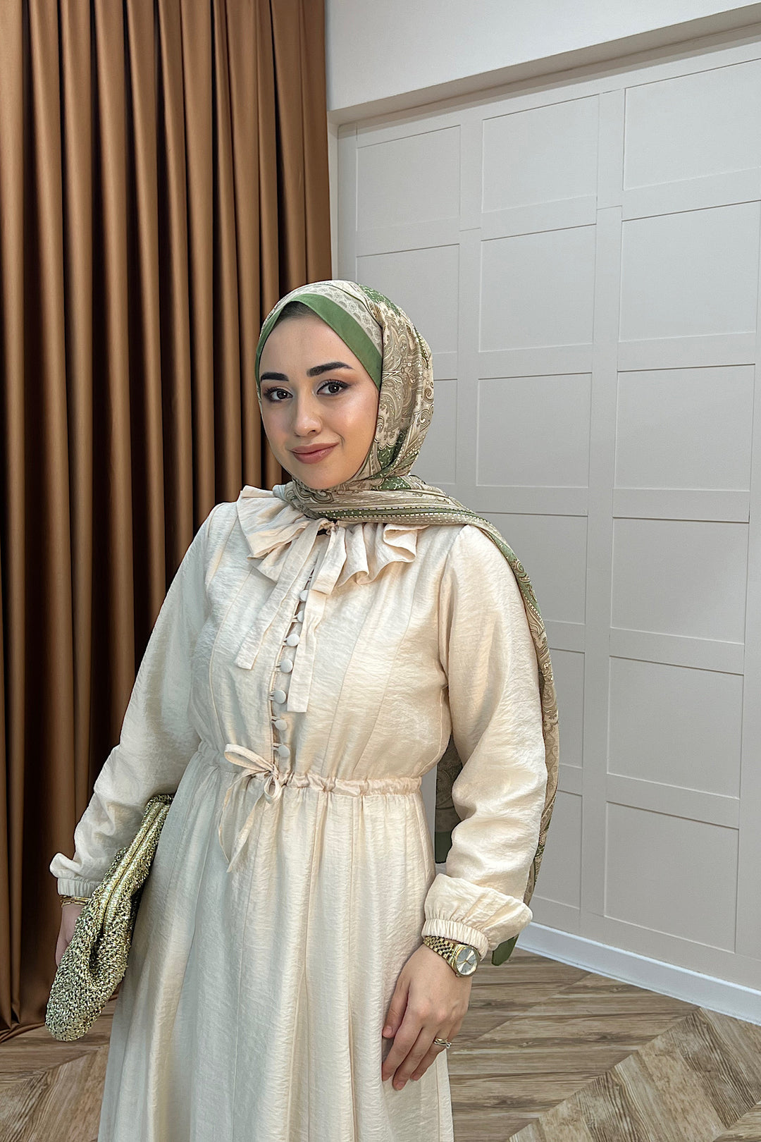 Lena Vual Elbise Taş 2990-TAS