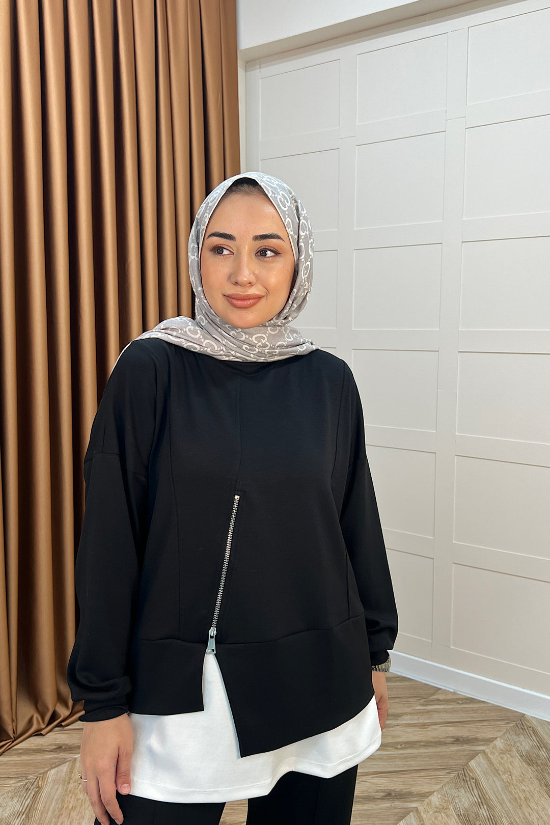 Melodi Frm Garnili Takım Siyah 6009-SIYAH