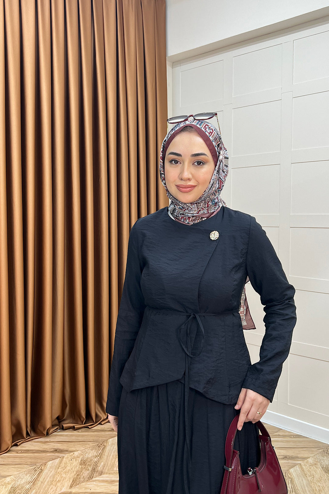 Mitra İkili Etek Takım Siyah 5021-SIYAH