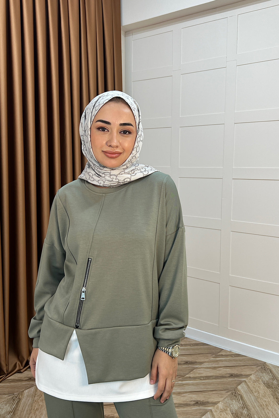 Melodi Frm Garnili Takım Yeşil 6009-YESIL