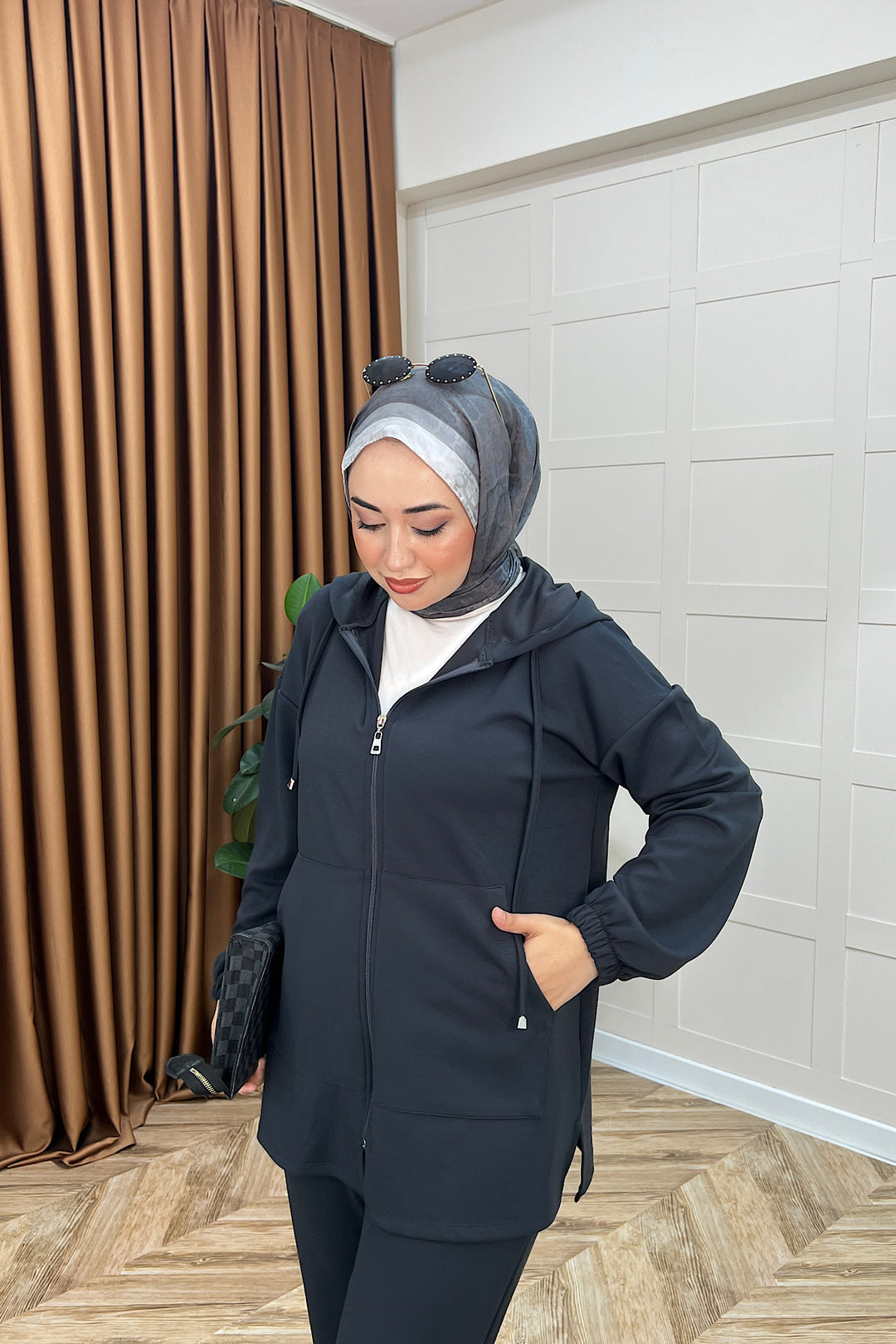 Sarya İkili Takım Antrasit 3134-ANTRASIT