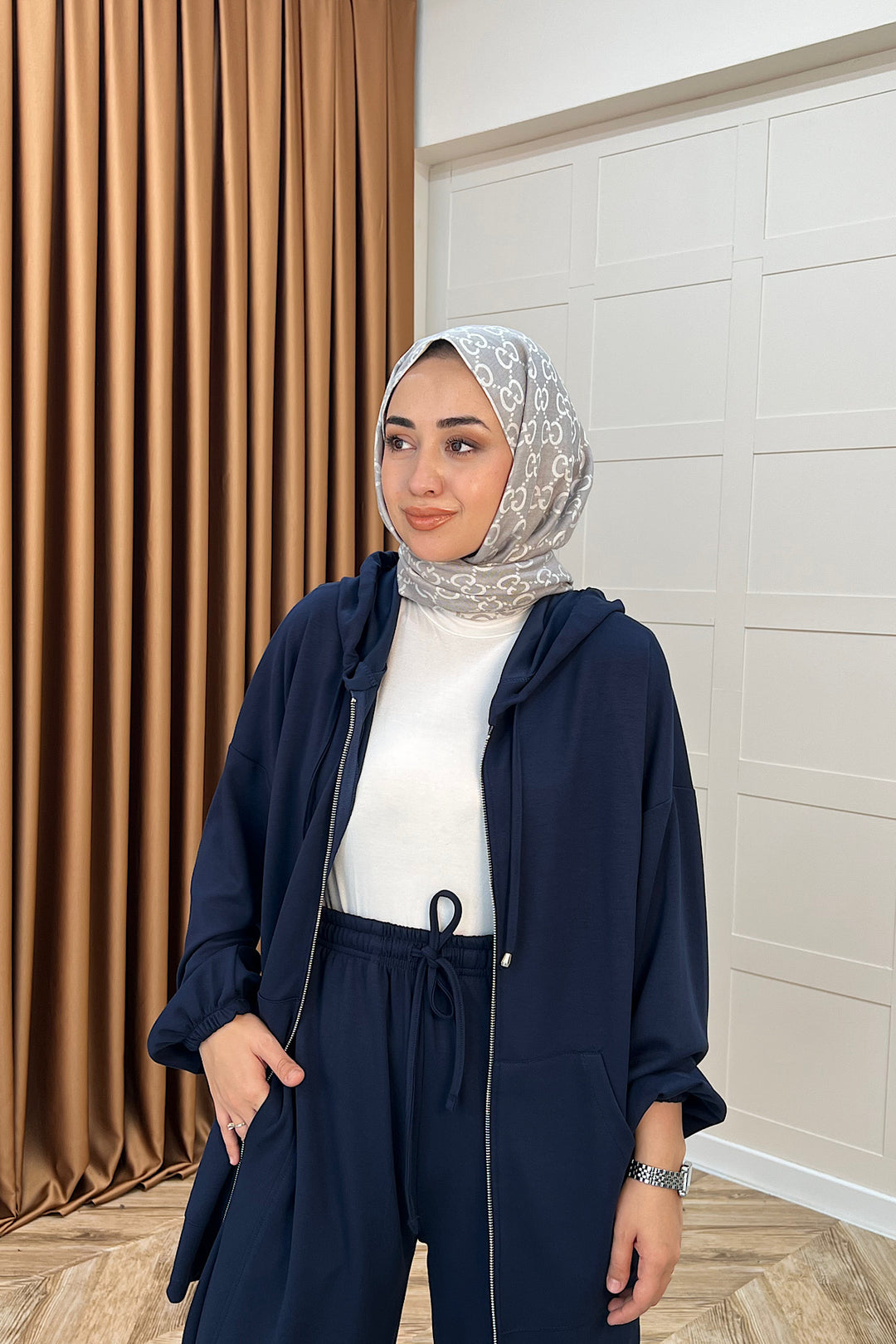 Kanguru Cepli Fermuarlı Takım Lacivert 2014-LACIVERT