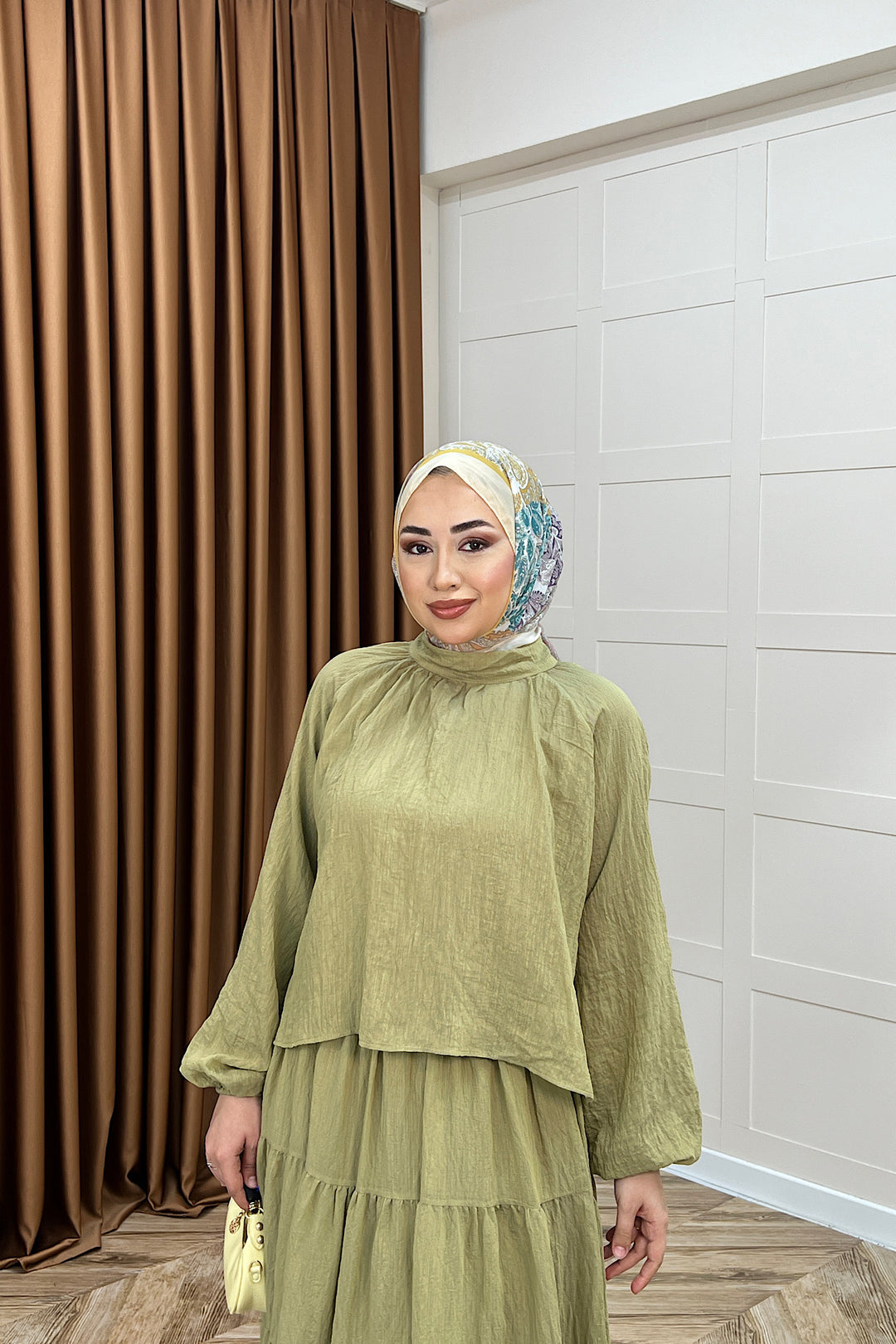 Leona Etek Takım Yeşil 3384-YESIL