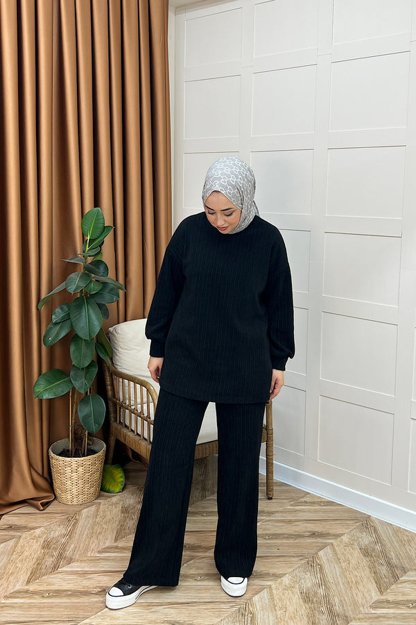 Samira İkili Takım Siyah 6209-SIYAH