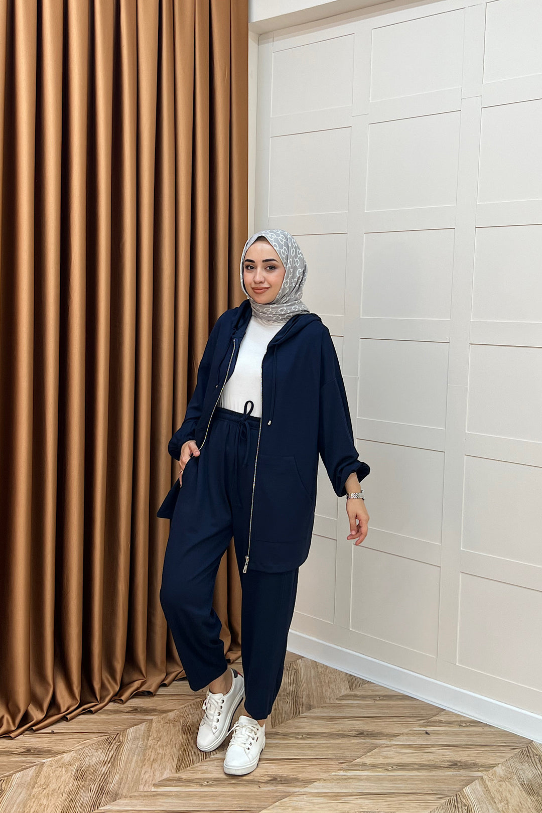 Kanguru Cepli Fermuarlı Takım Lacivert 2014-LACIVERT