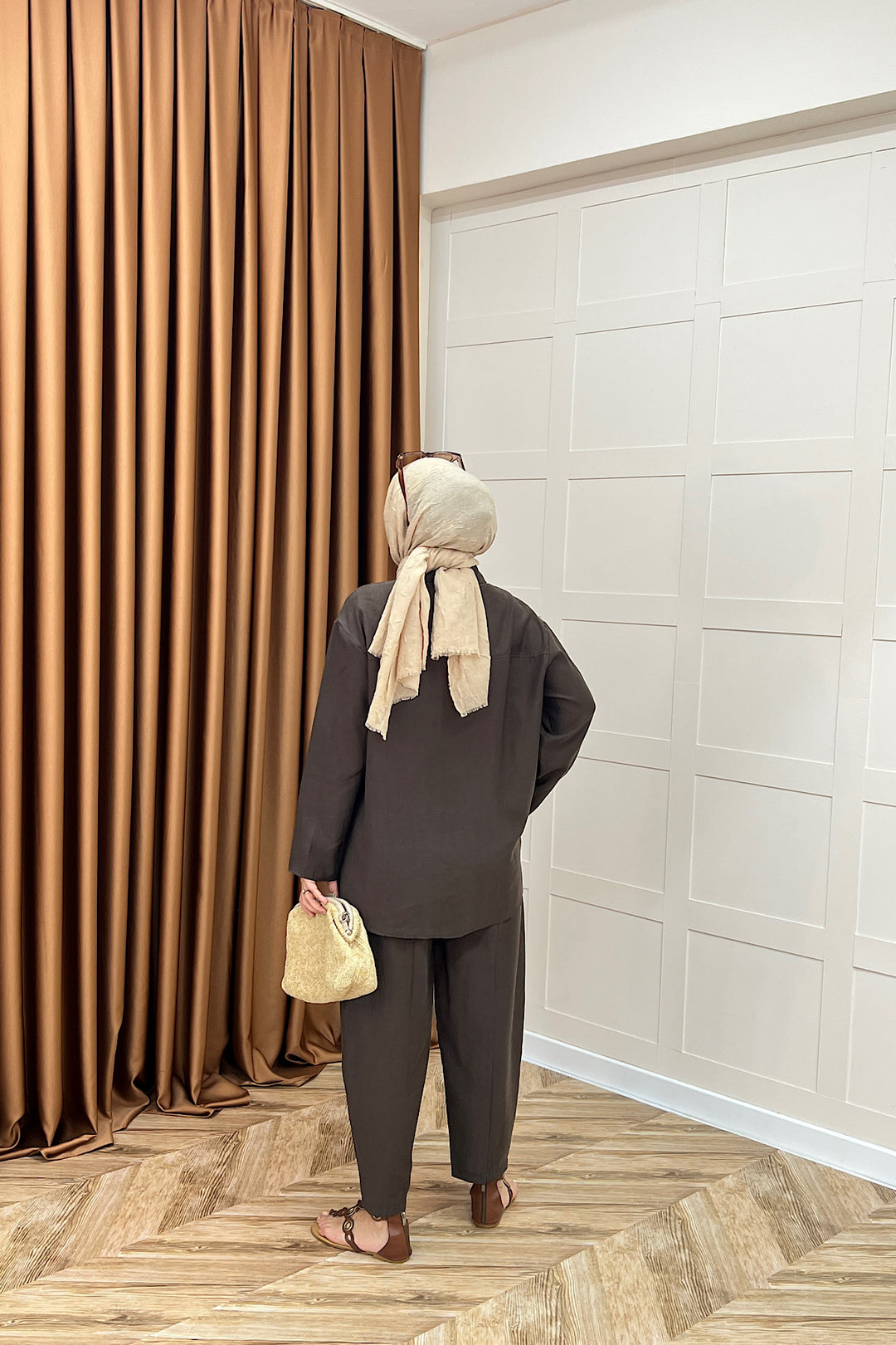 Hazel İkili Takım Kahverengi 73091-KAHVERENGI