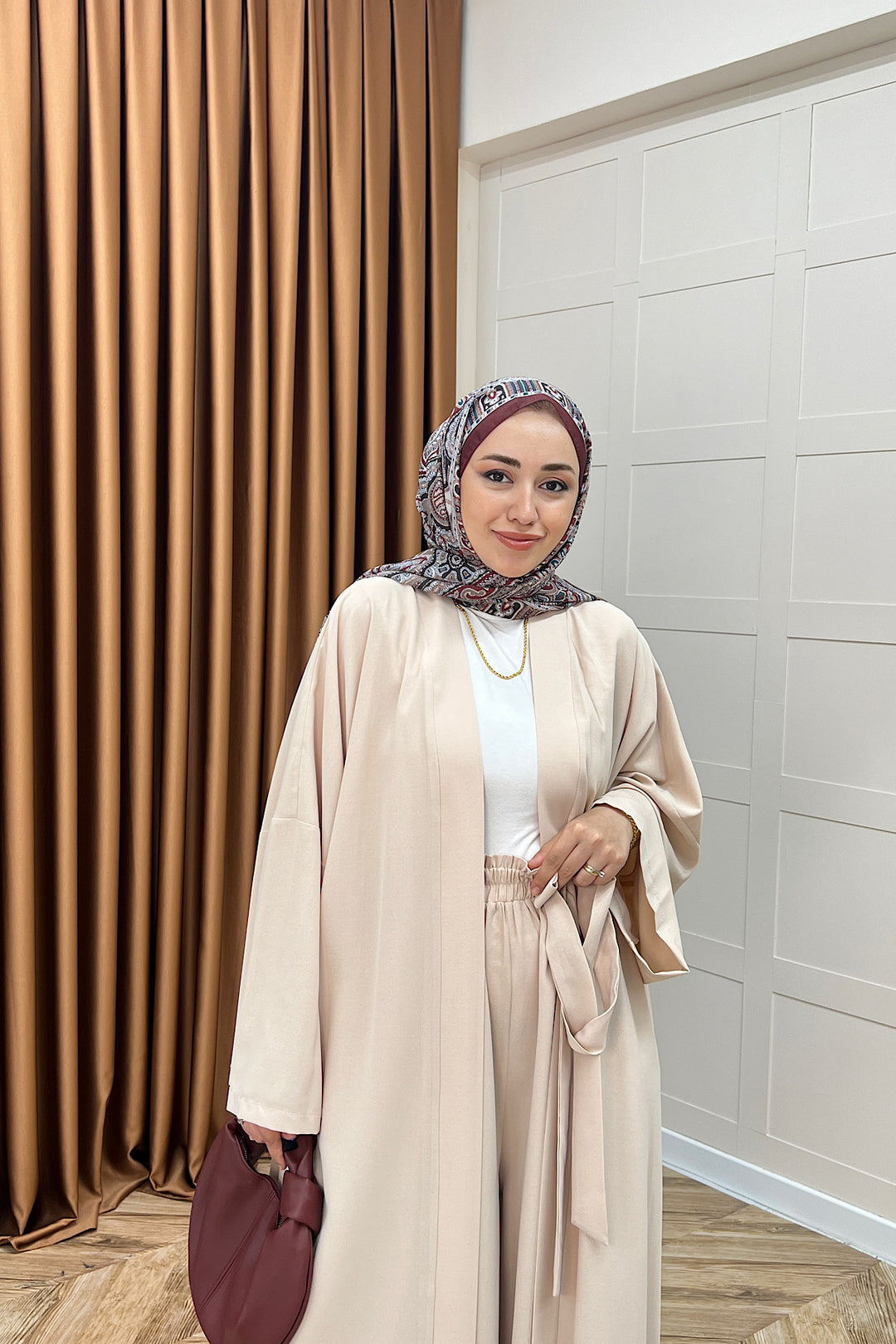 Mina İkili Kimono Takım Taş 8571-TAS