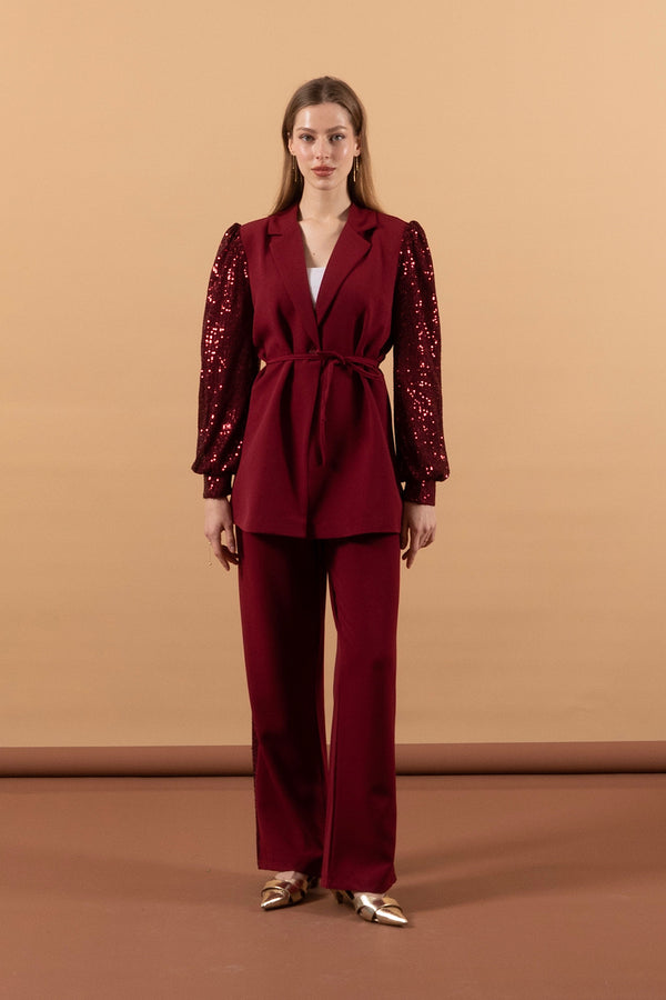 Mabella Takım Bordo 2103-BORDO