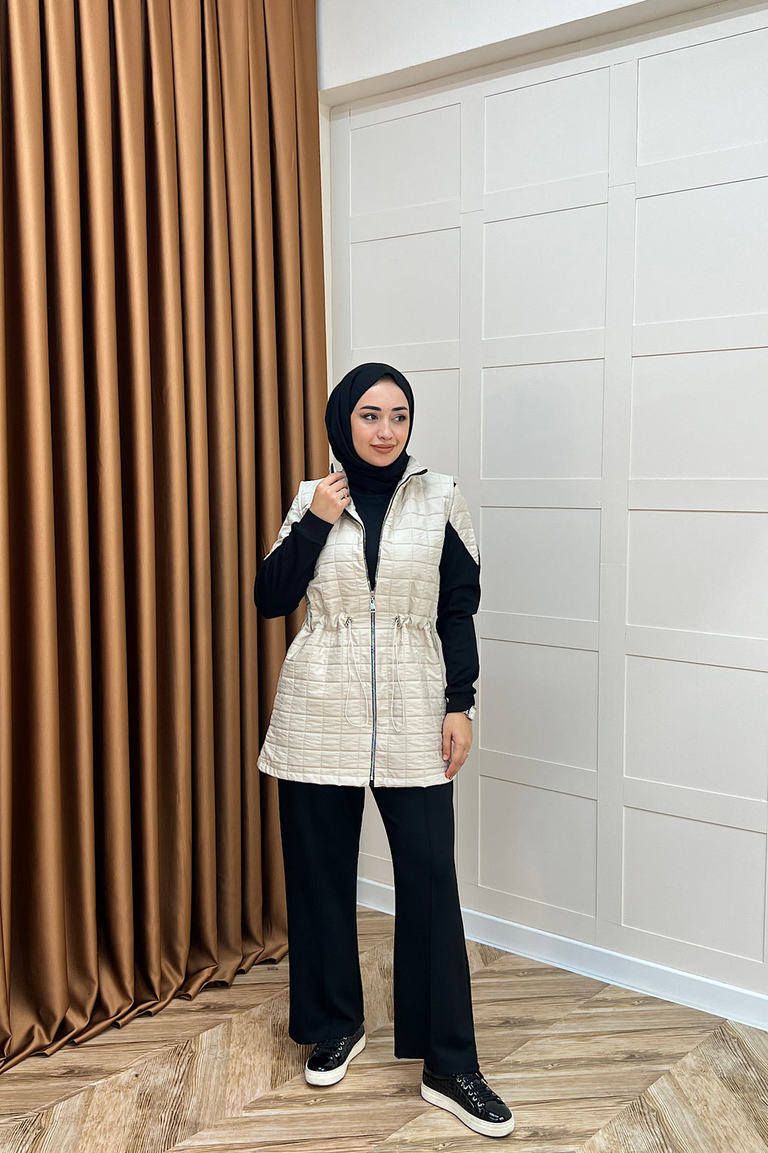 Armoni Kapitone Yelekli Üçlü Takım Taş 6015-Tas