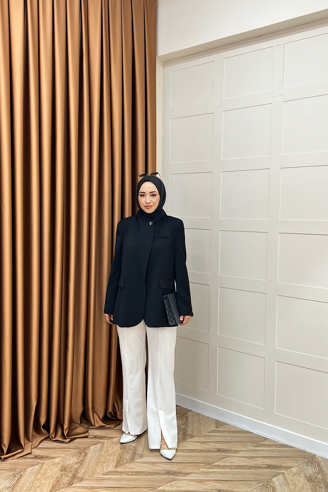 Sara Blazer Ceket Siyah 70147-SIYAH