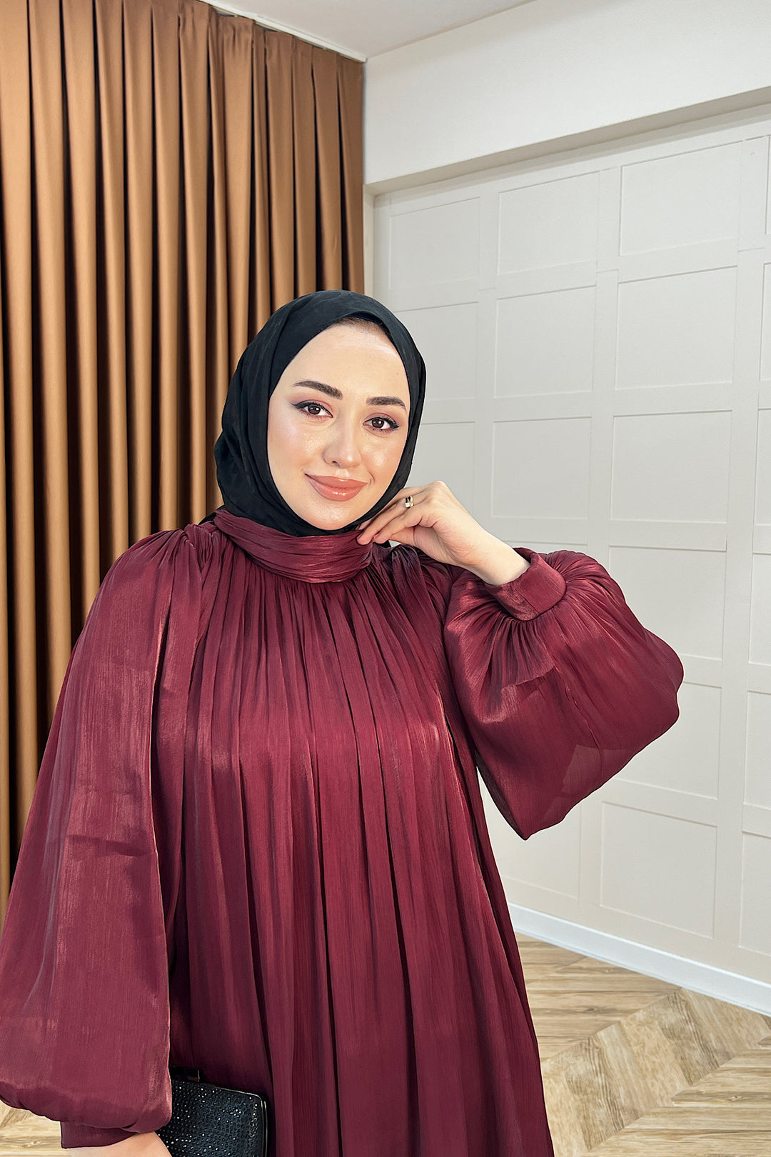 Hope Balon Kol Tunik Bordo 2306-BORDO