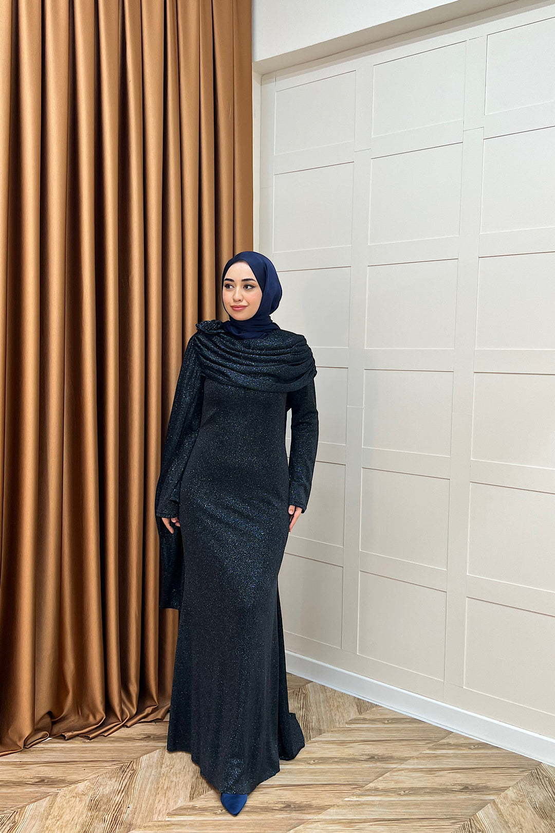 Elara Balık Abiye Lacivert 3086-LACIVERT