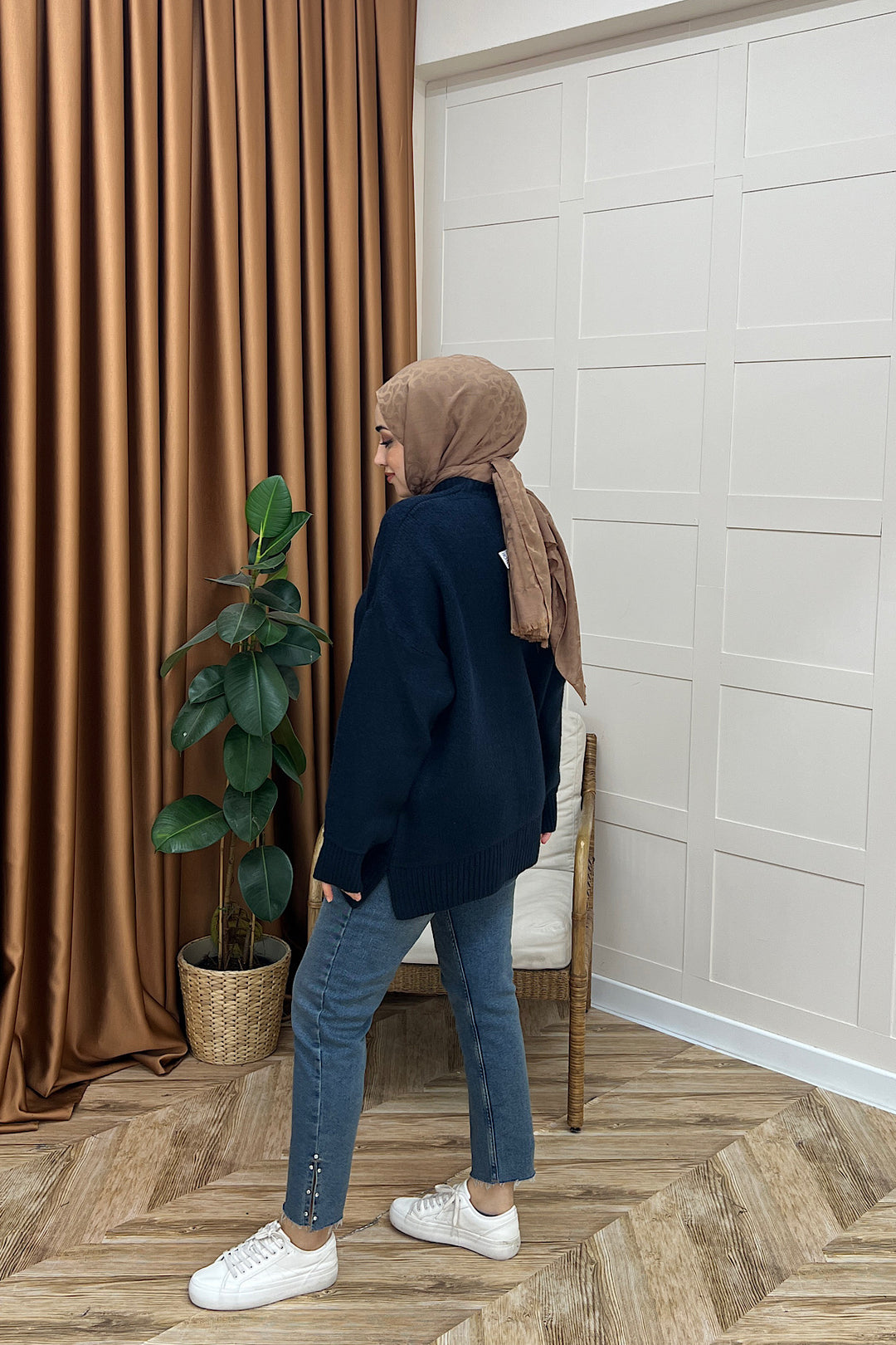 Lones Yumoş Tunik Lacivert 26194-LACIVERT