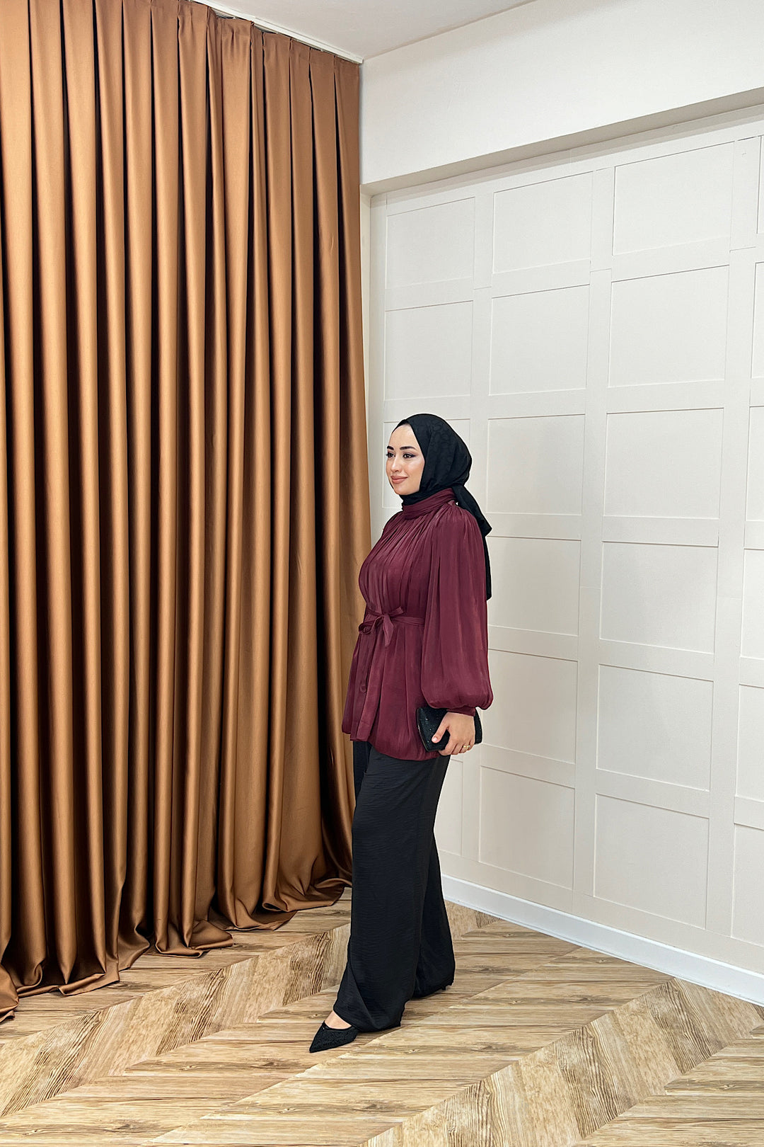 Hope Balon Kol Tunik Bordo 2306-BORDO