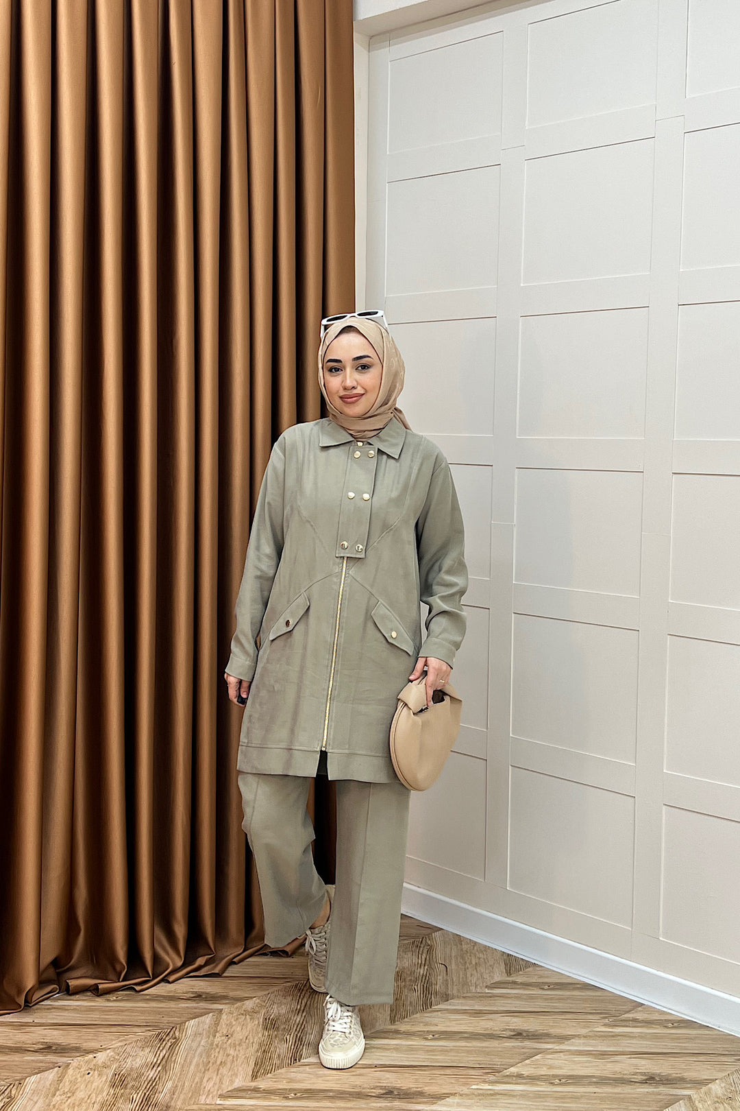 Elina İkili Takım Yeşil 3040-YESIL