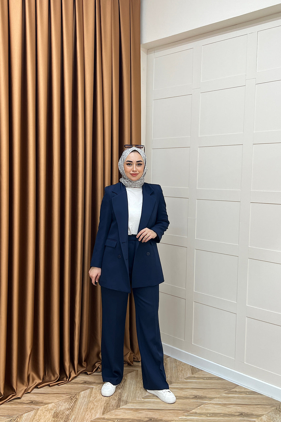 Dört Düğme Ceket Takım Lacivert 6152-LACIVERT
