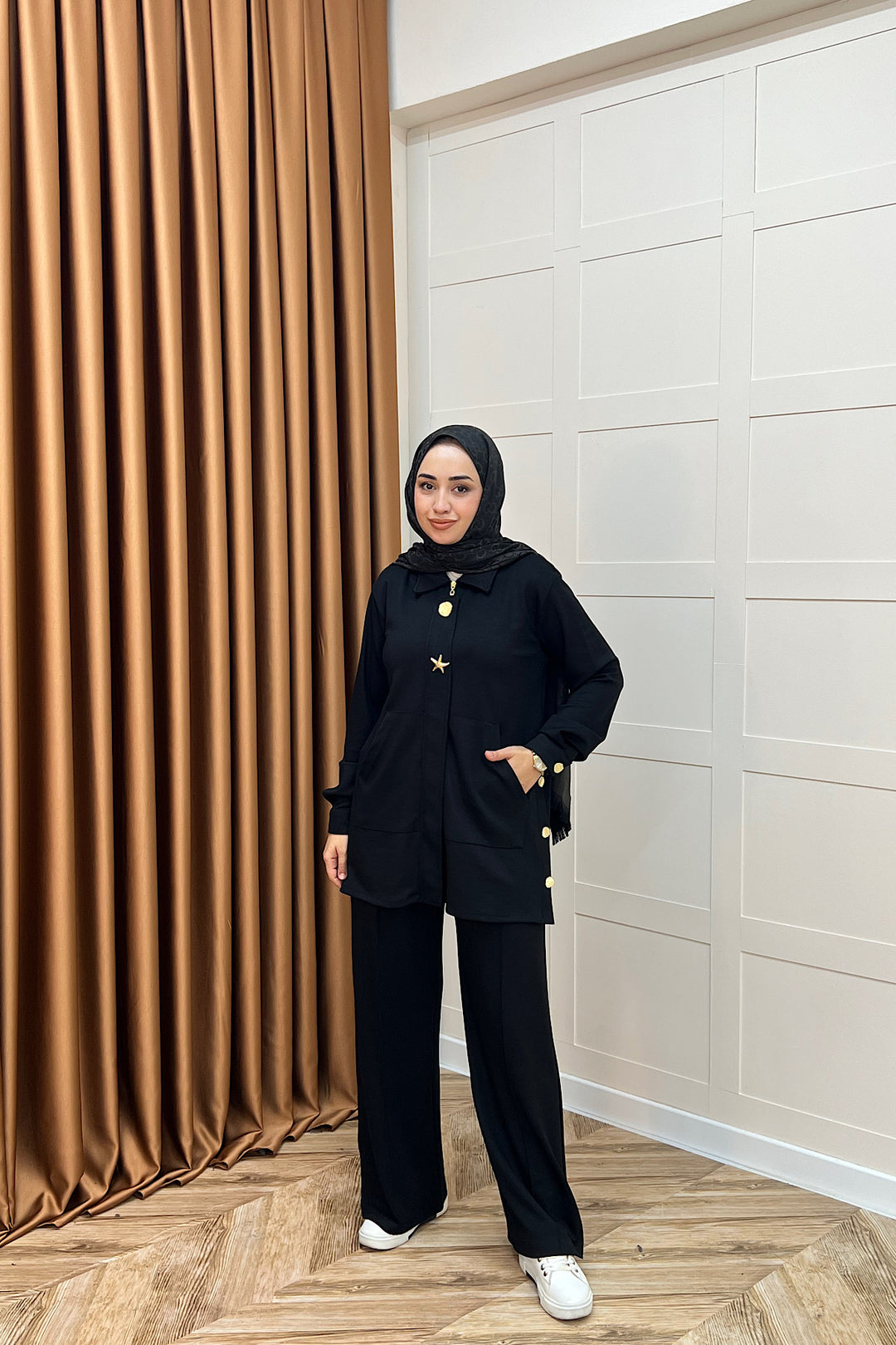 Selvi Gizli Patlı Takım Siyah 02006-SIYAH