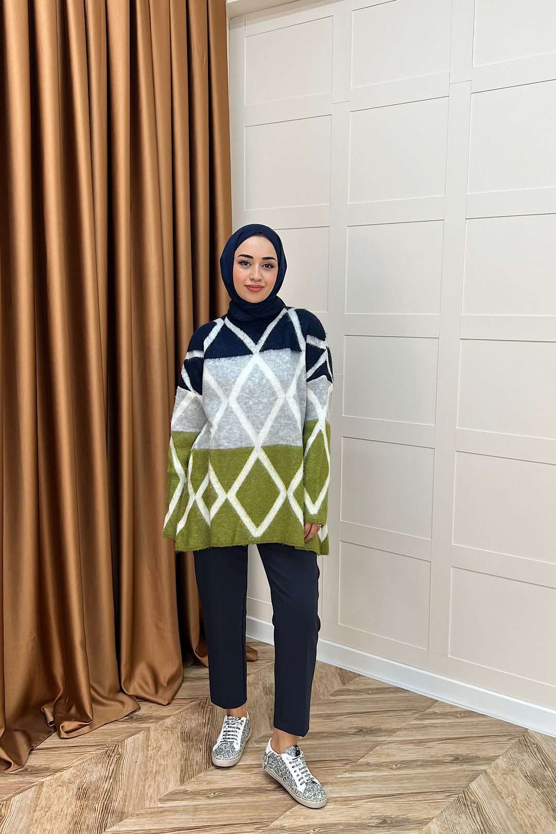 Lones Triko Kazak Yeşil 241280-YESIL