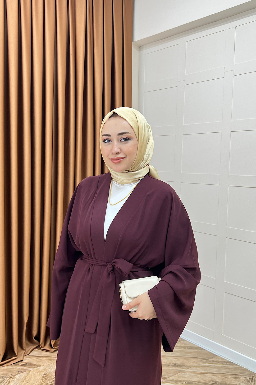 Mina İkili Kimono Takım Mürdüm 8571-MURDUM