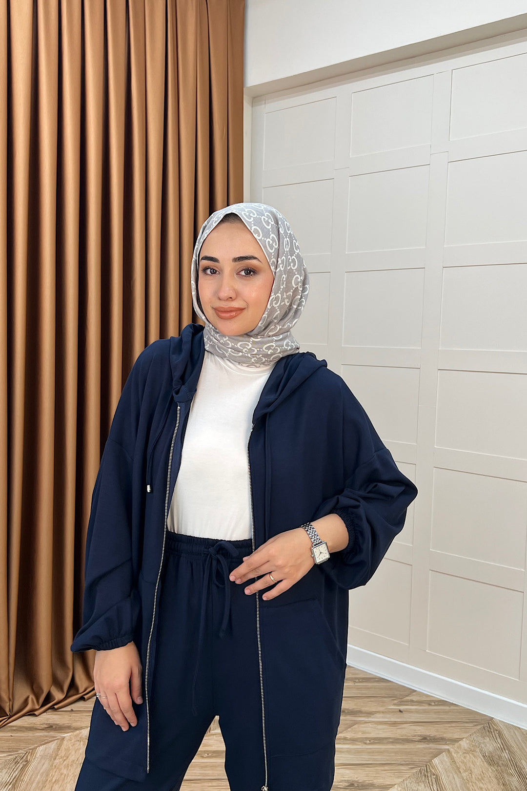 Kanguru Cepli Fermuarlı Takım Lacivert 2014-LACIVERT