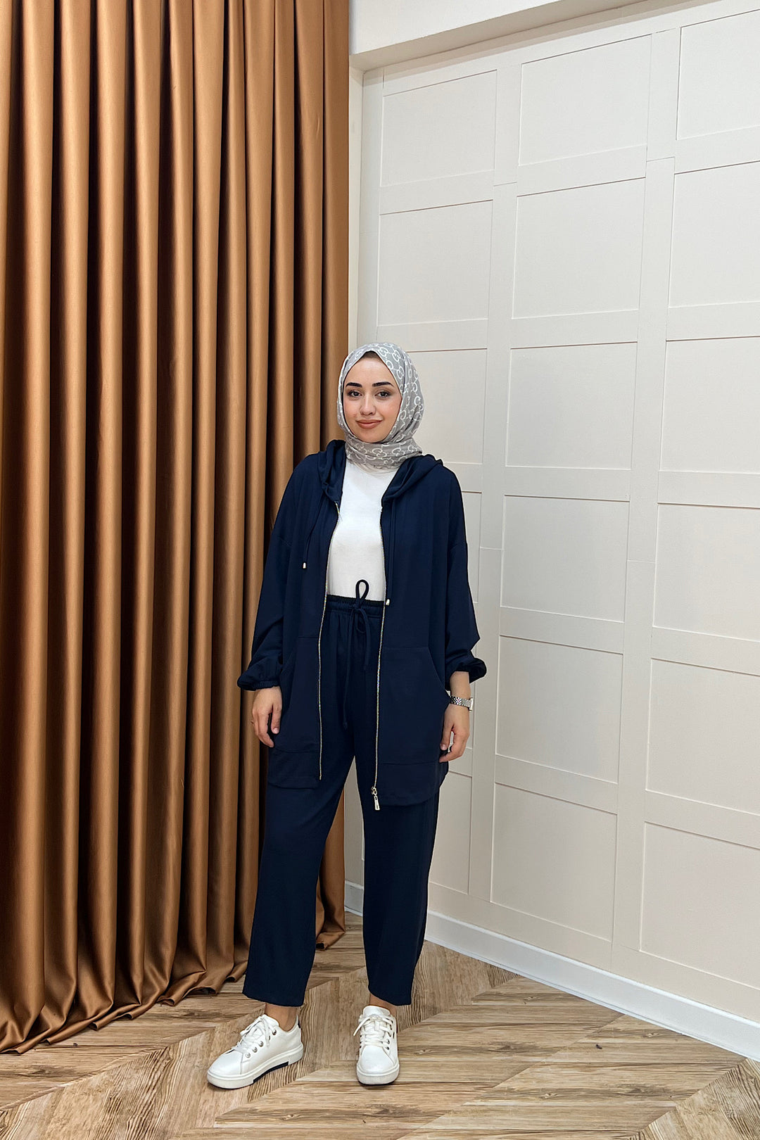 Kanguru Cepli Fermuarlı Takım Lacivert 2014-LACIVERT