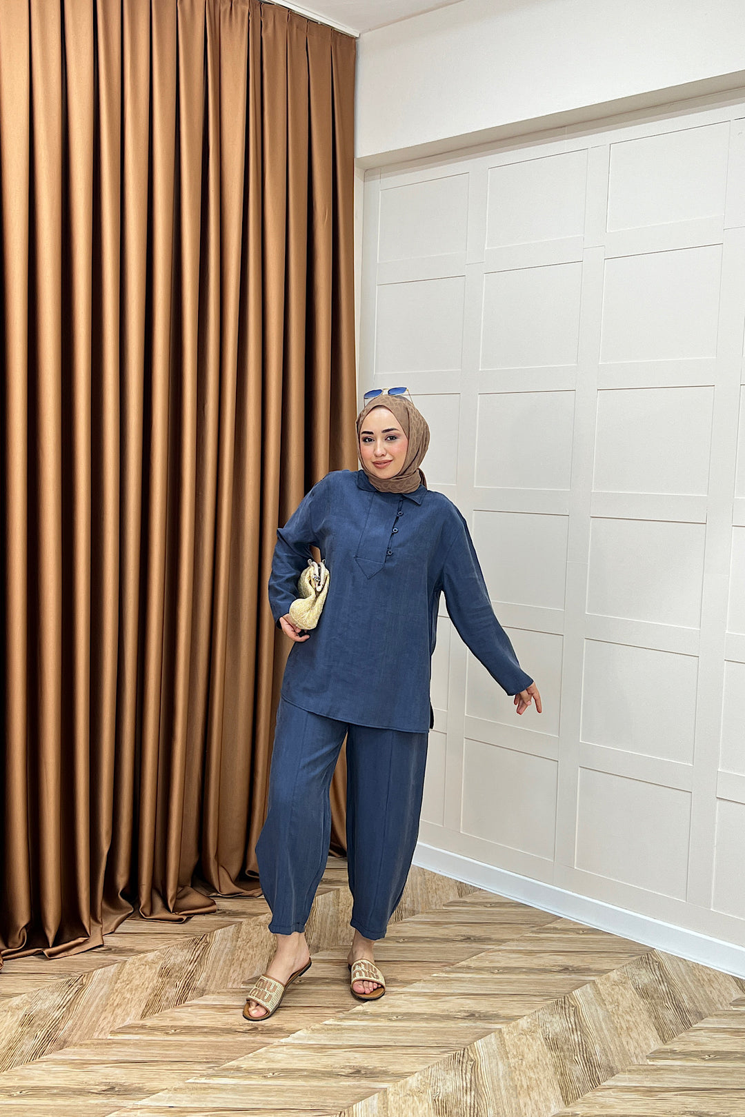 Hazel İkili Takım Lacivert 73091-LACIVERT