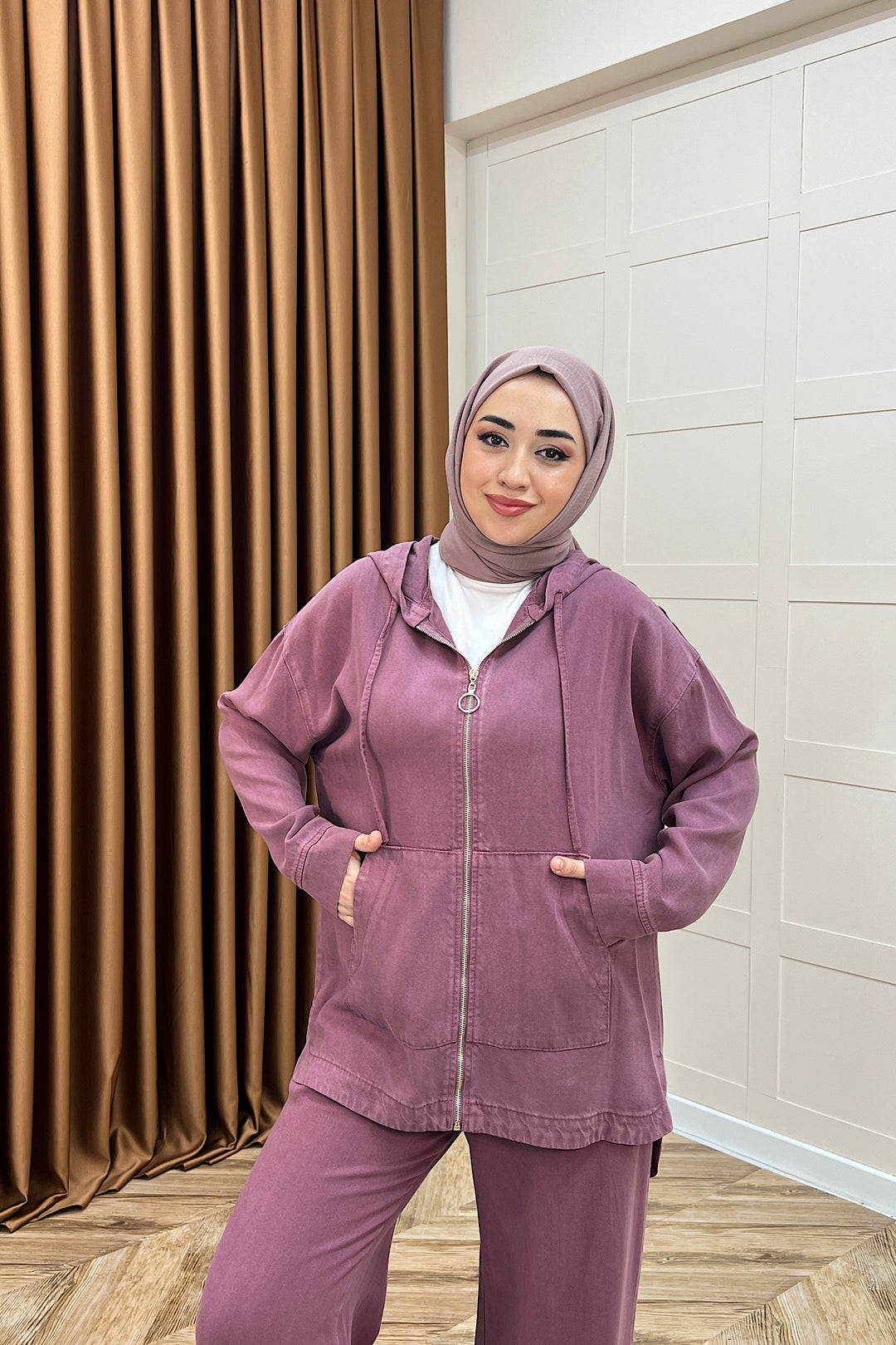 Adella İkili Takım Gül Kurusu 7433-GULKURUSU