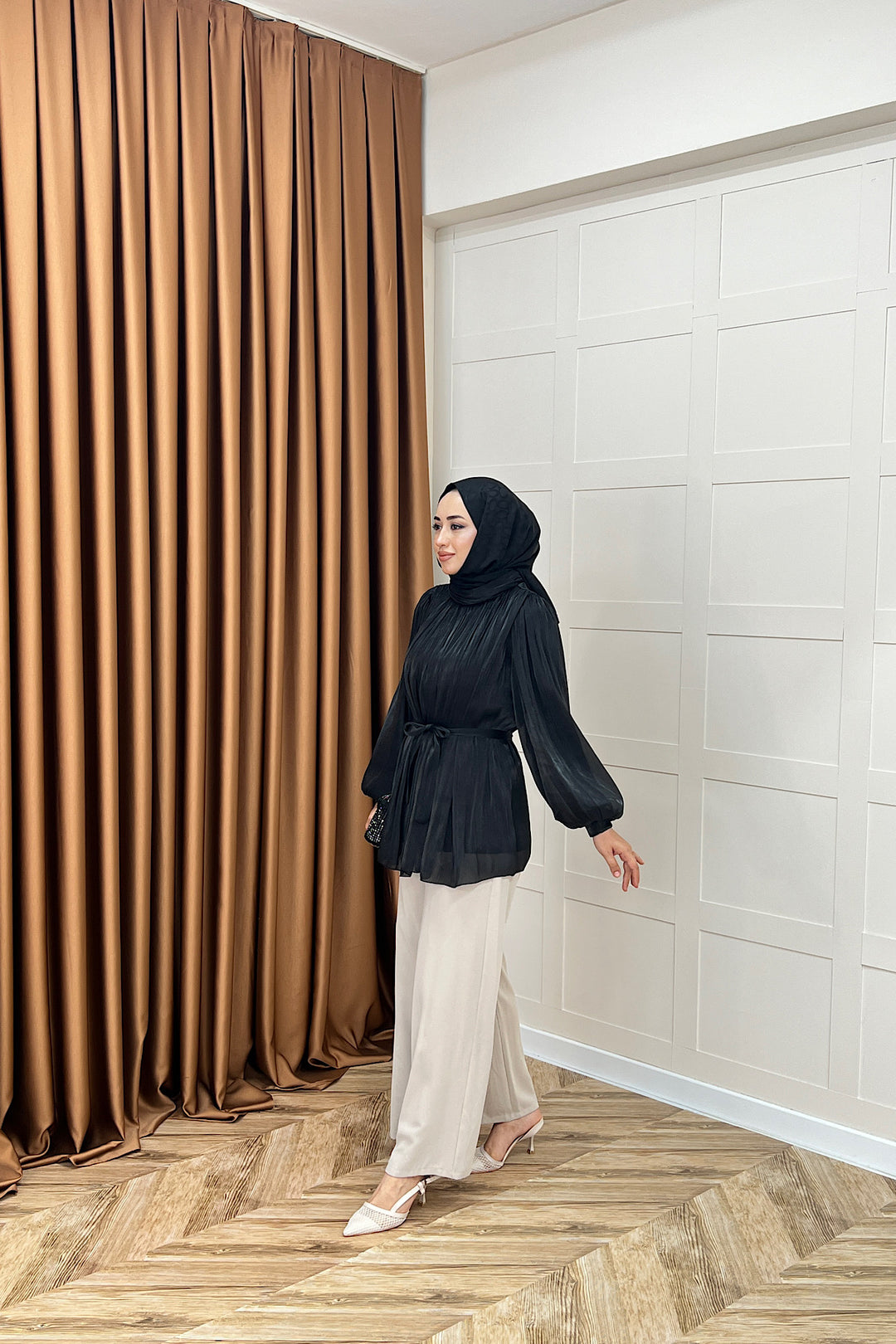 Hope Balon Kol Tunik Siyah 2306-SIYAH