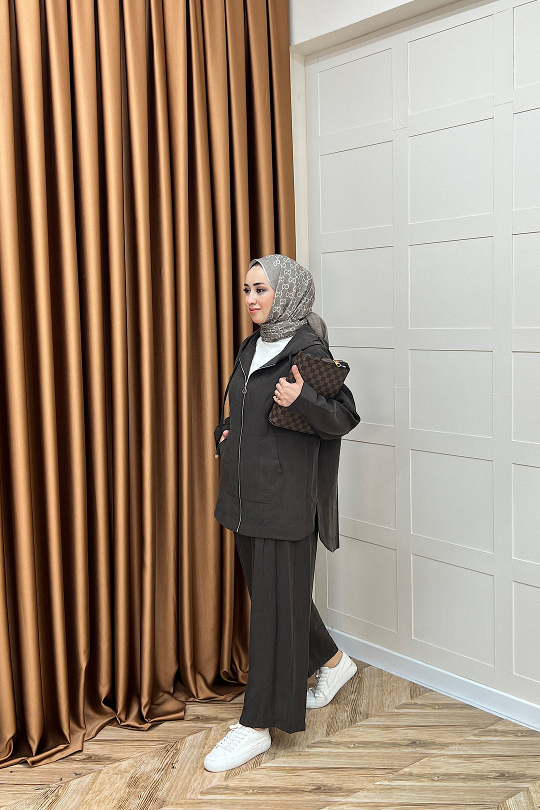 Arya İkili Takım Kahverengi 4367-KAHVERENGI