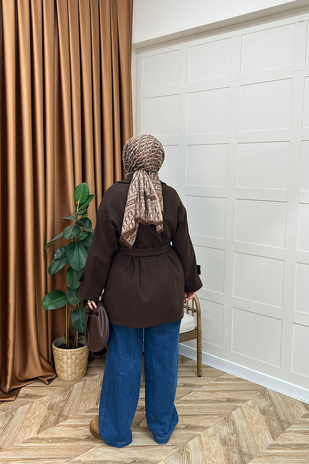 Berry Dik Yaka Kaban Kahverengi 5539-KAHVERENGI