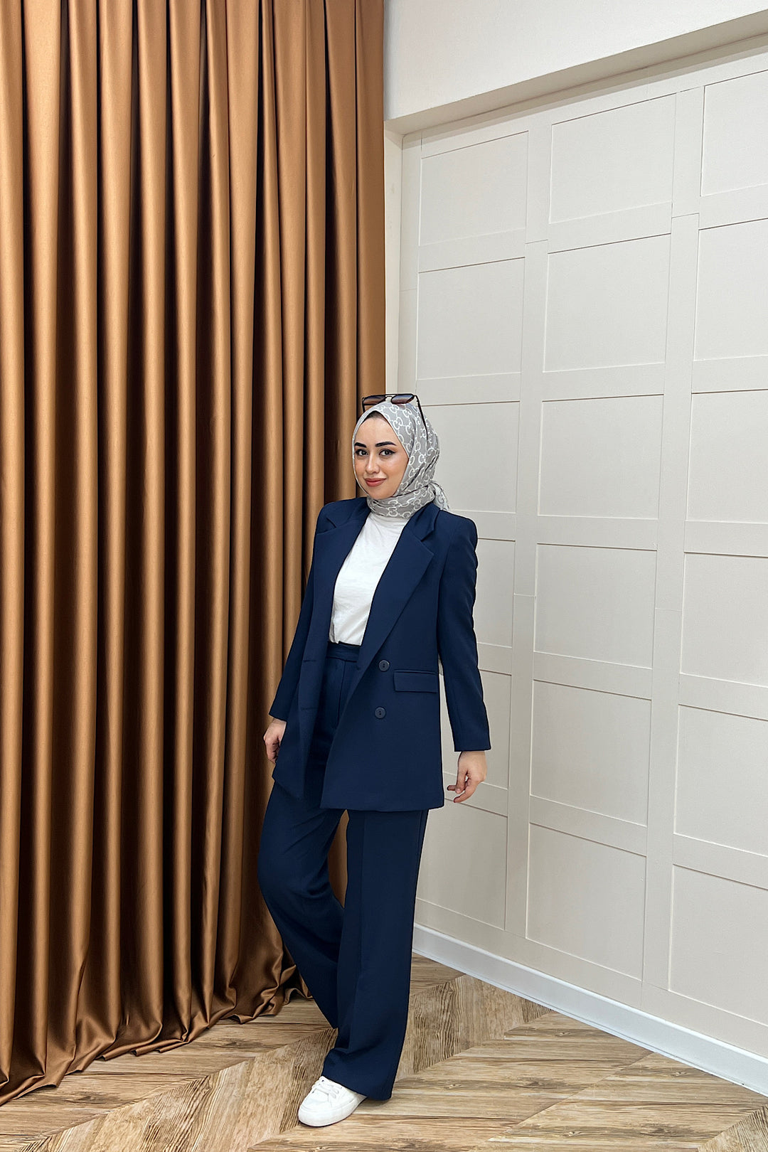 Dört Düğme Ceket Takım Lacivert 6152-LACIVERT