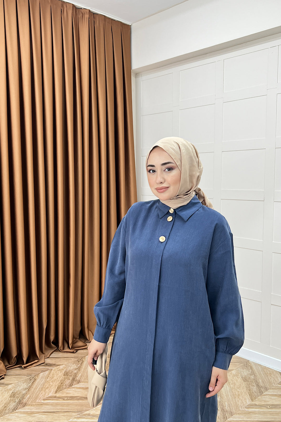 Zaina Uzun Tunik Lacivert 6523-LACIVERT