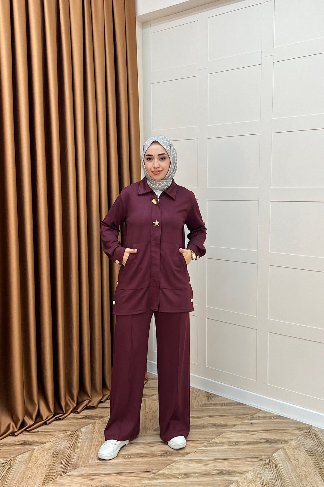 Selvi Gizli Patlı Takım Bordo 02006-BORDO