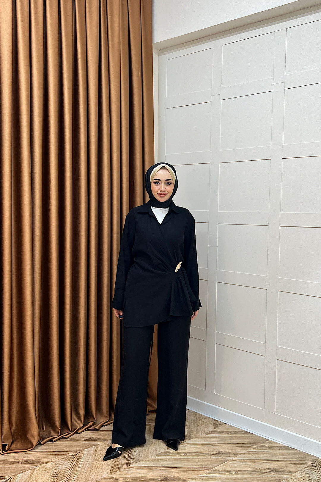 Mihri İkili Takım Siyah 4413-SIYAH