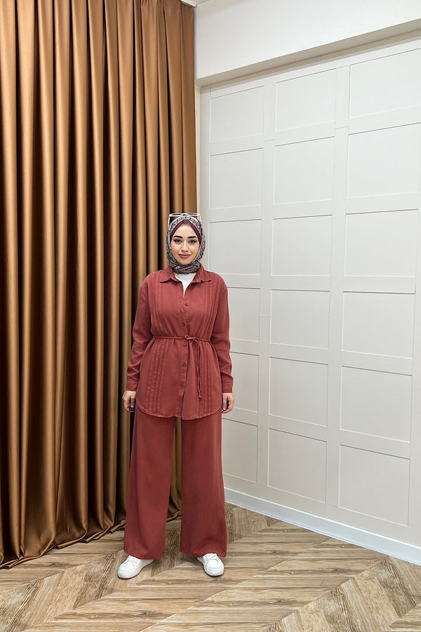 Tessa İkili Takım Kiremit 7496-KIREMIT