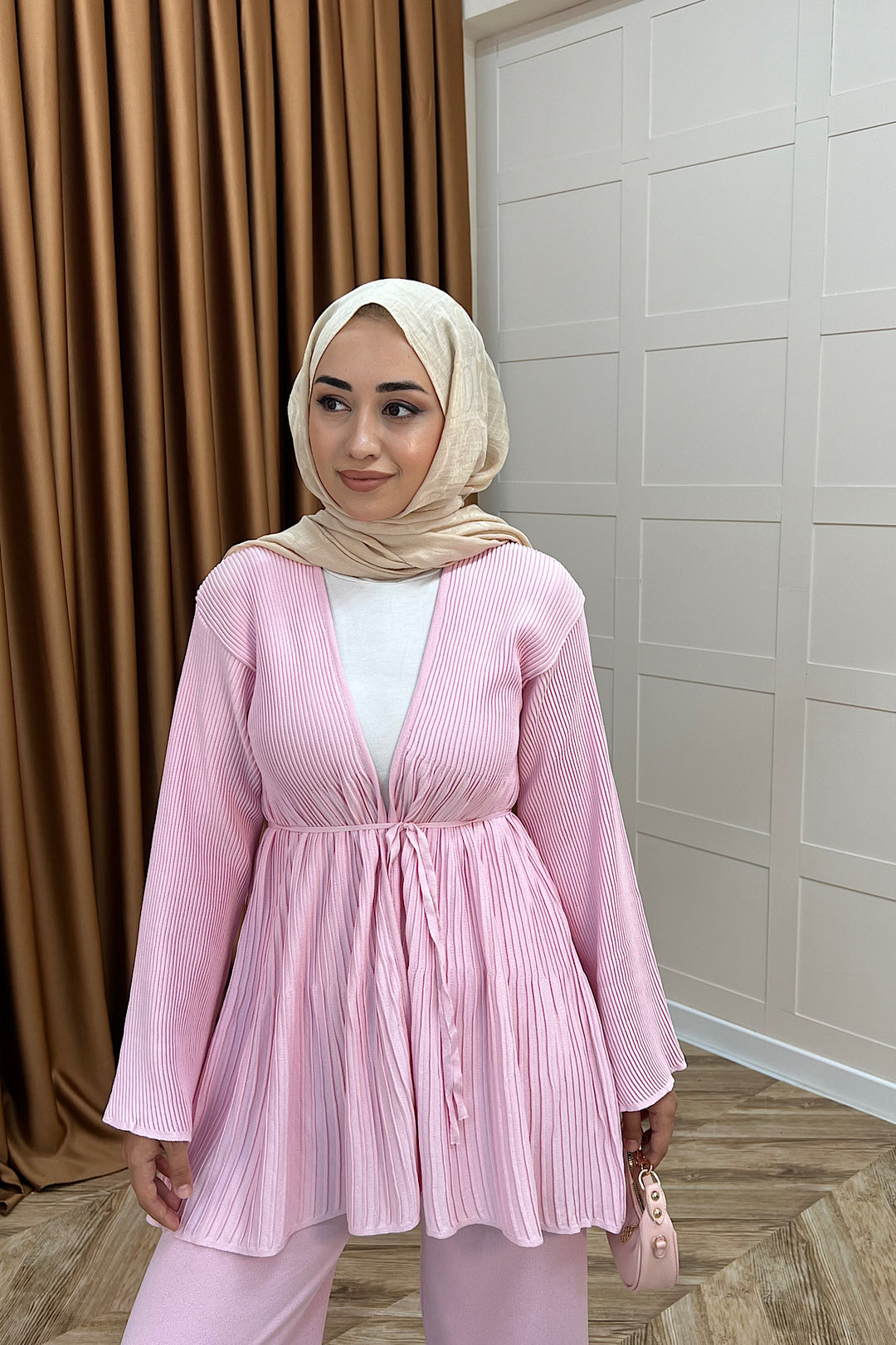 Patara Merserize Triko Takım Pembe 25400-PEMBE