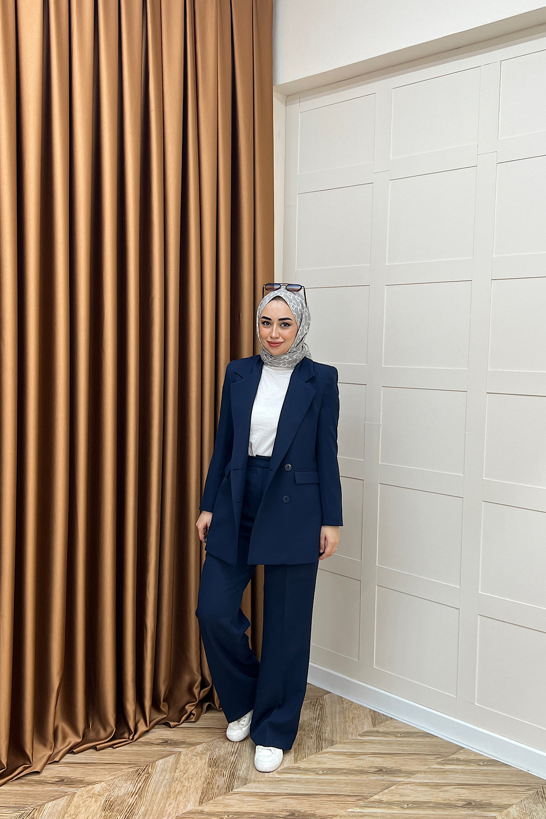 Dört Düğme Ceket Takım Lacivert 6152-LACIVERT