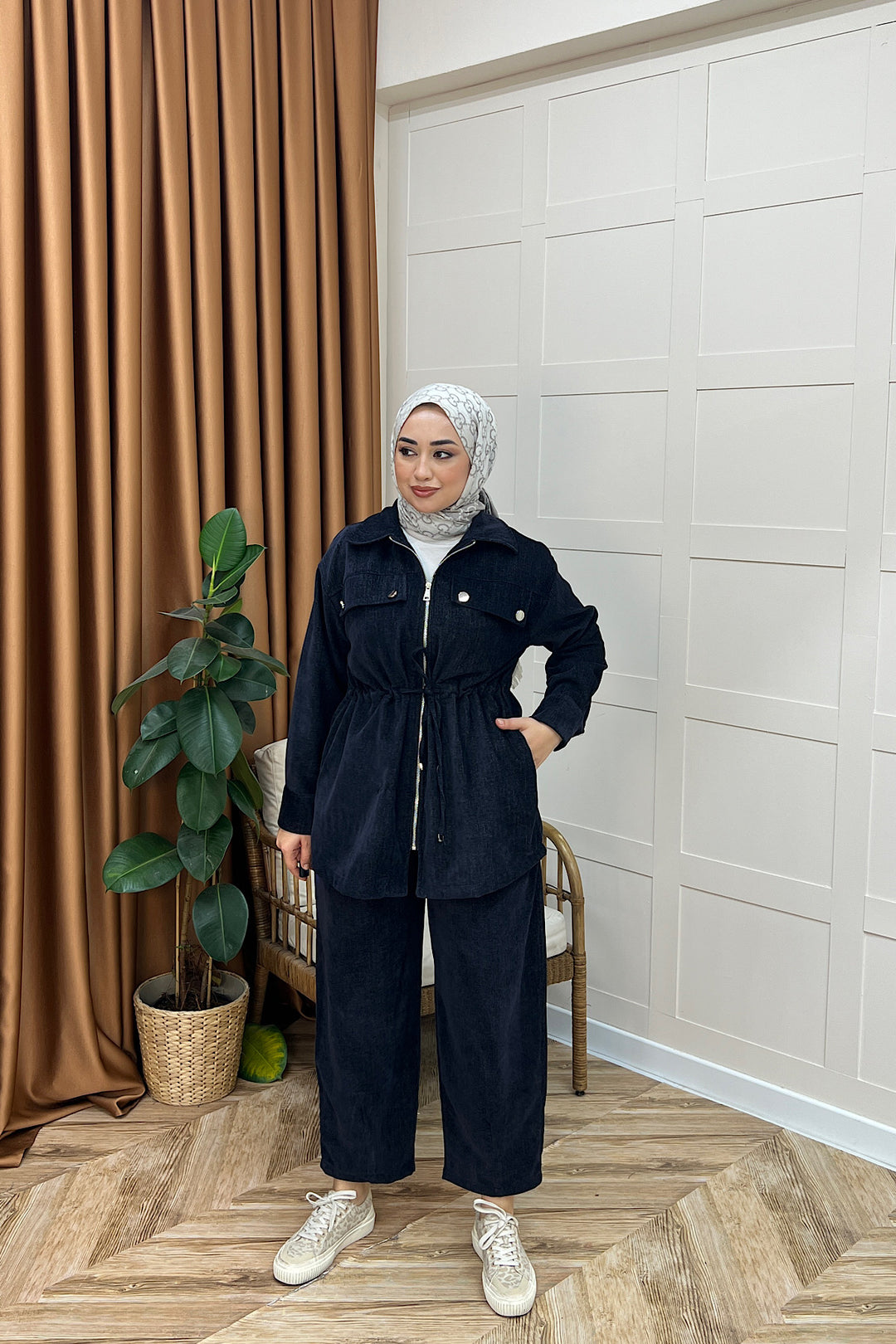 Monaco İkili Takım Lacivert 74087-LACIVERT