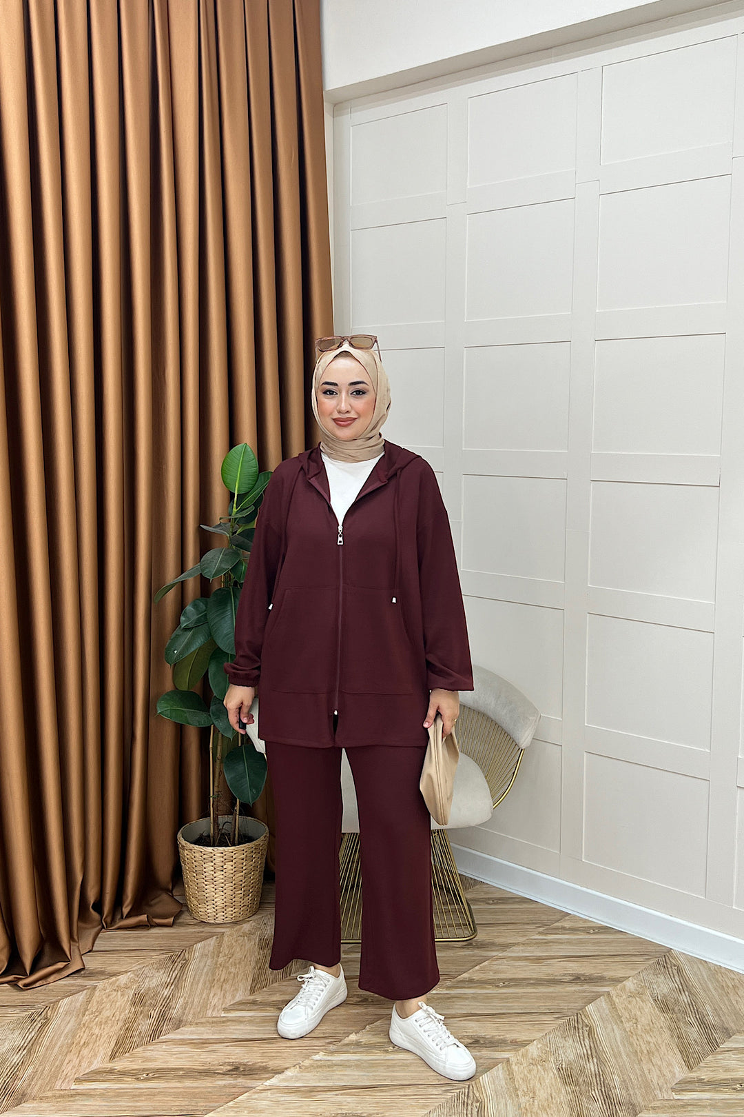 Sarya İkili Takım Bordo 3134-BORDO
