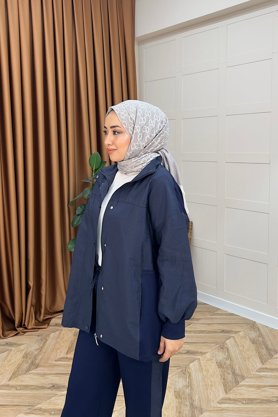 Mira Dik Yaka İkili Takım Lacivert 62821-LACIVERT