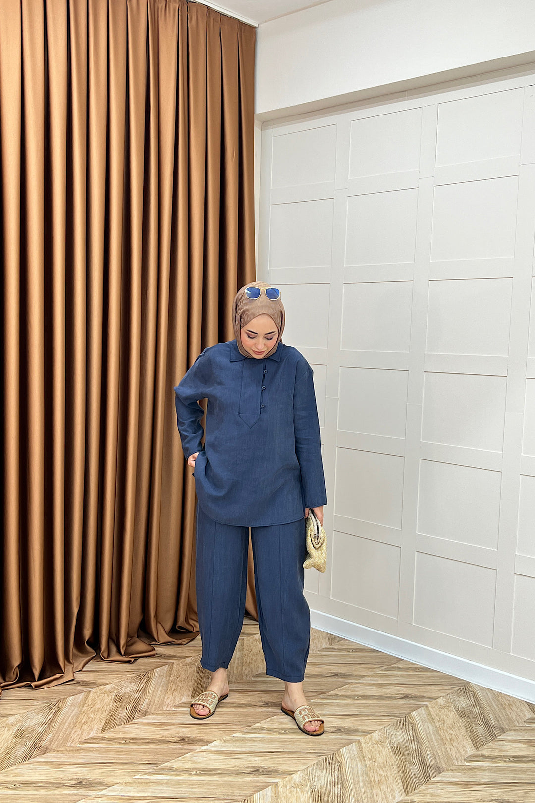 Hazel İkili Takım Lacivert 73091-LACIVERT