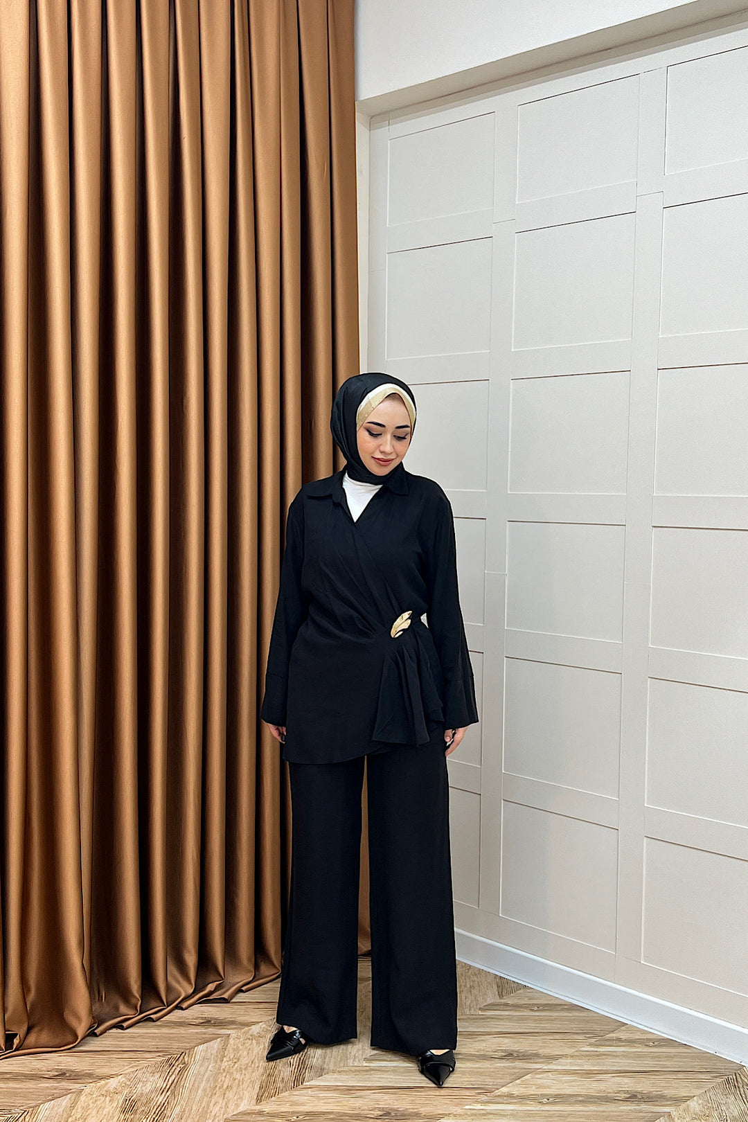 Mihri İkili Takım Siyah 4413-SIYAH