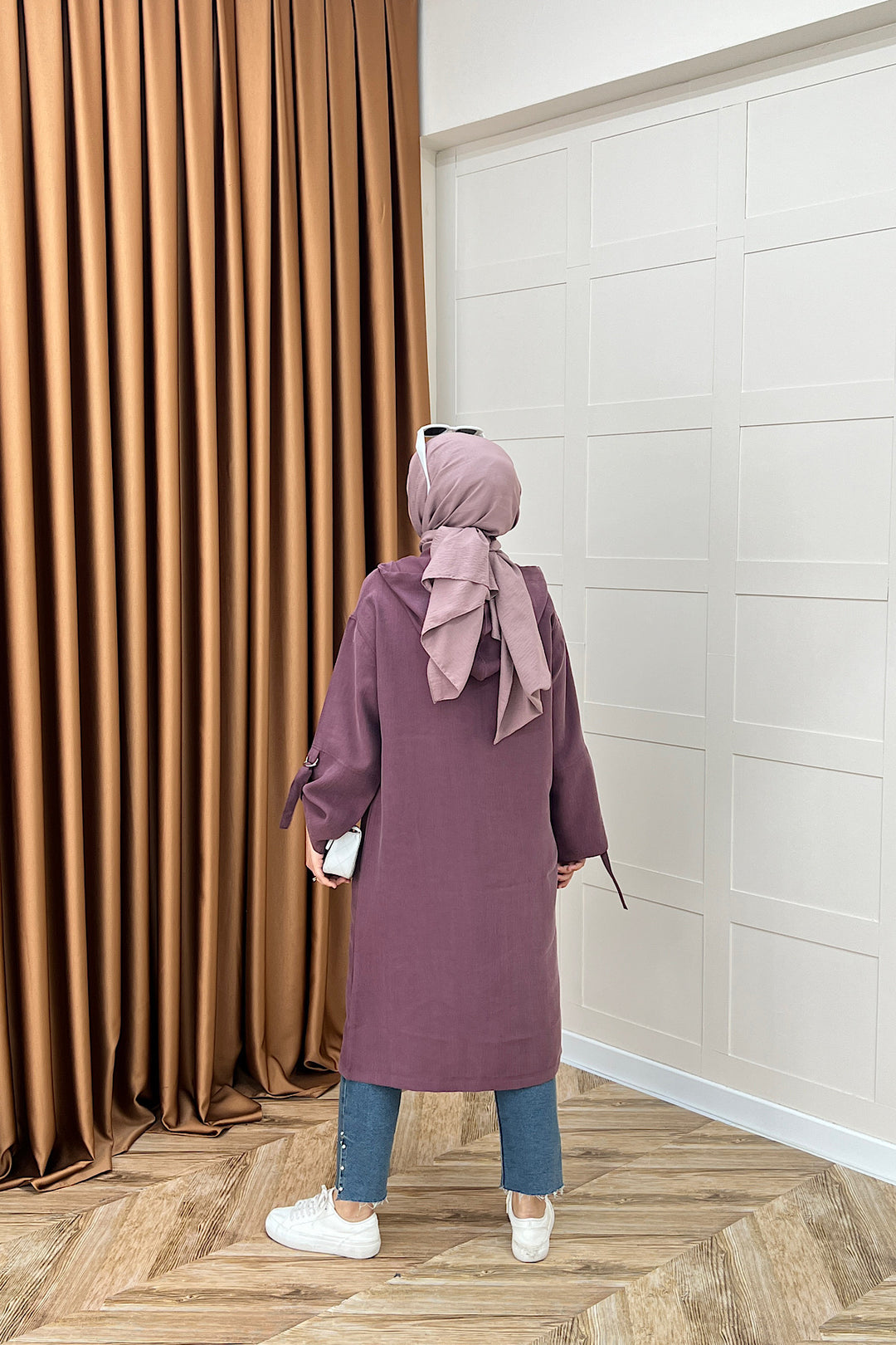 Zeva Fermuarlı Kap Mürdüm 6348-MURDUM
