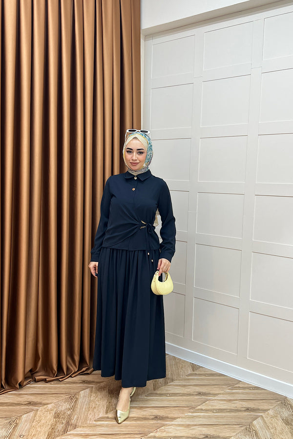 Verona Etek Takım Lacivert 3080-LACIVERT